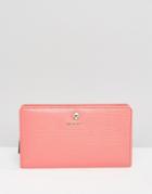Modalu Leather Classic Matinee Wallet - Pink