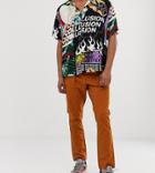 Collusion Tapered Chino In Tan - Brown