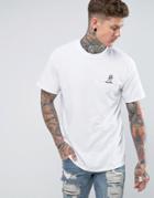 New Love Club Embroidered Kitty Skate T-shirt - White