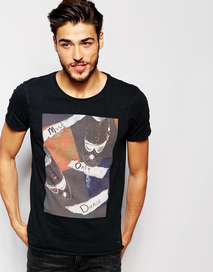 Scotch & Soda T-shirt Shoe Print - Antra