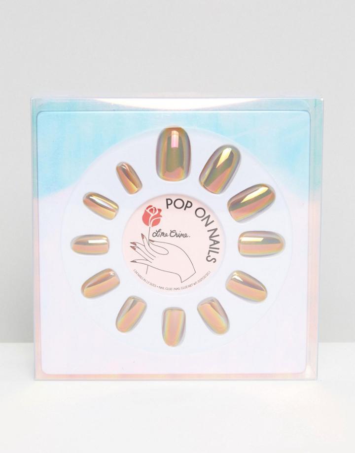 Lime Crime Chromatic Pop On Nails - Camel - Beige