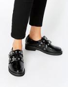 Asos Mist Flat Shoes - Black