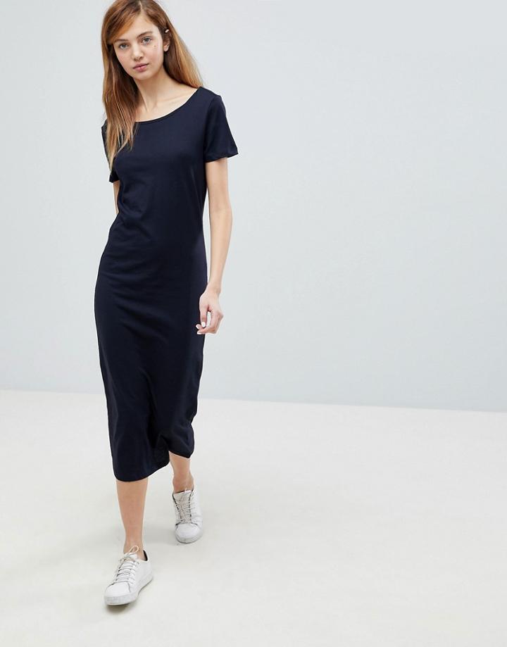 Only Abbie Calf Midi Dress - Blue