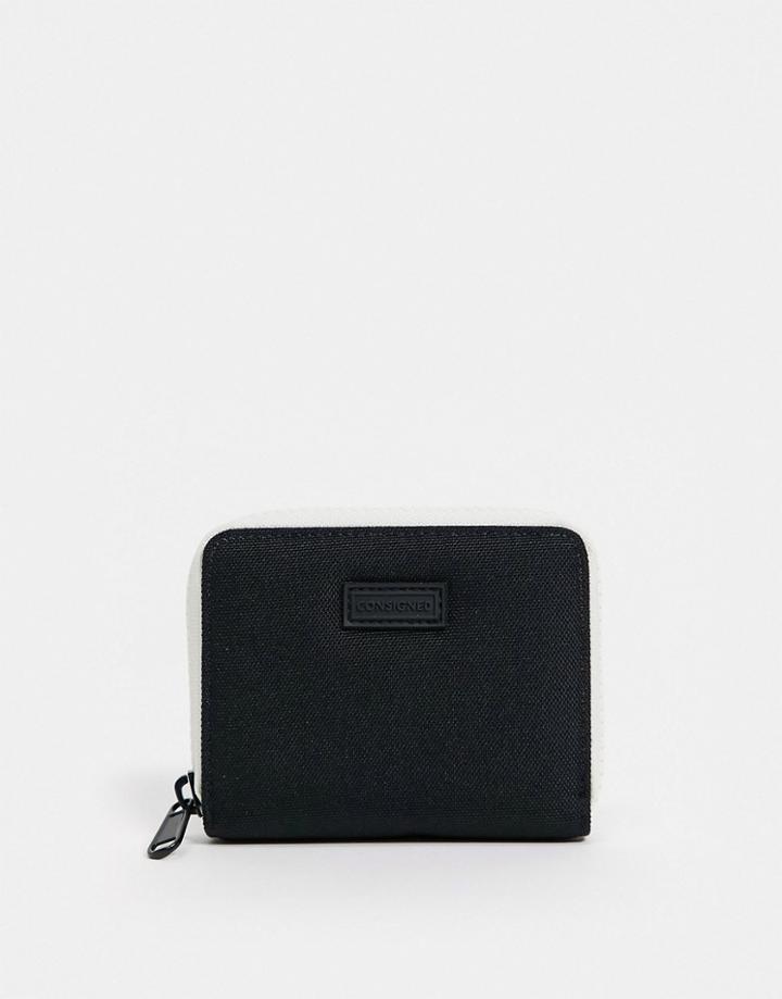 Consigned Zip Around Wallet-black