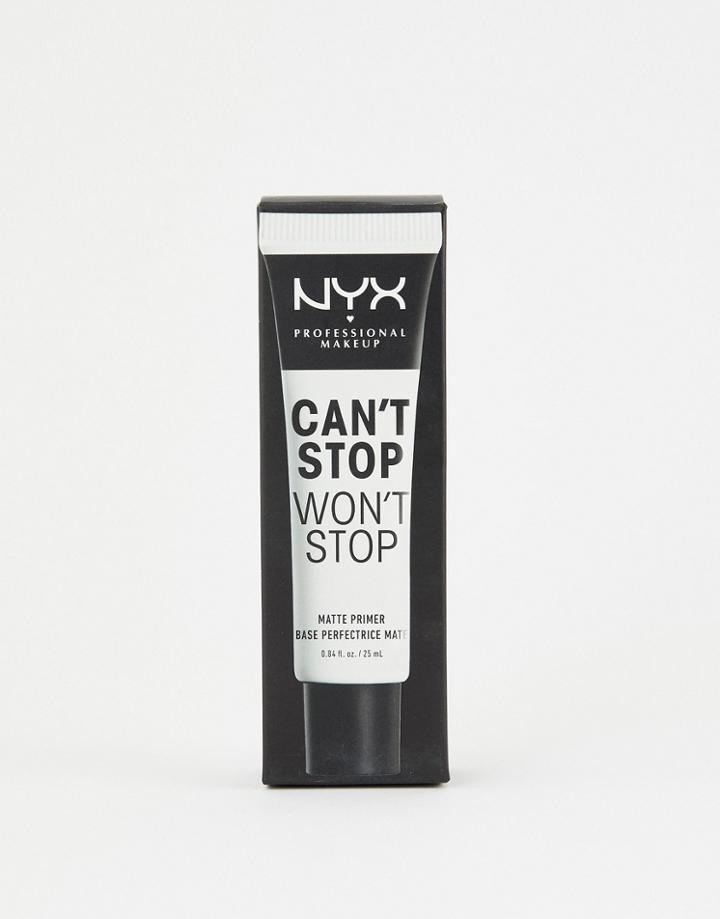 Nyx Professional Makeup Cant Stop Matte Primer - Clear