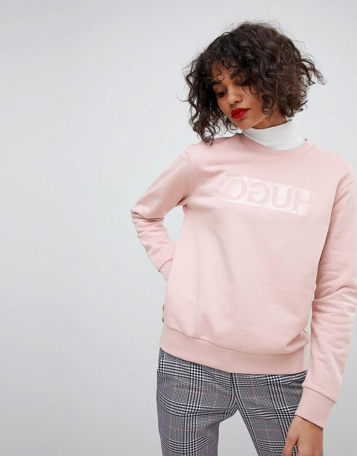 Hugo Logo Sweat - Pink