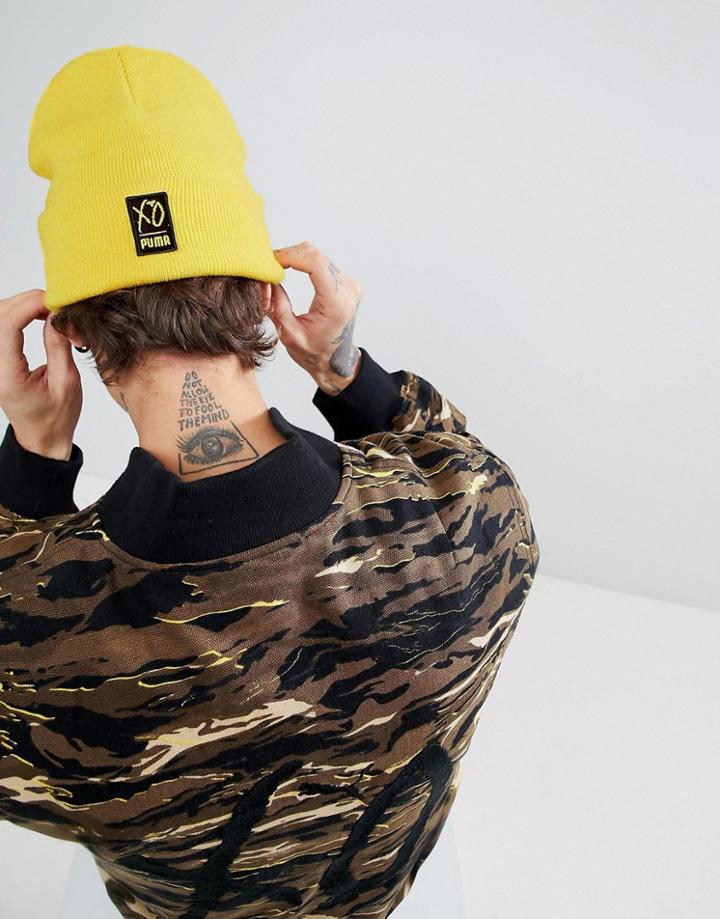 Puma X Xo Beanie In Yellow 02161301 - Yellow