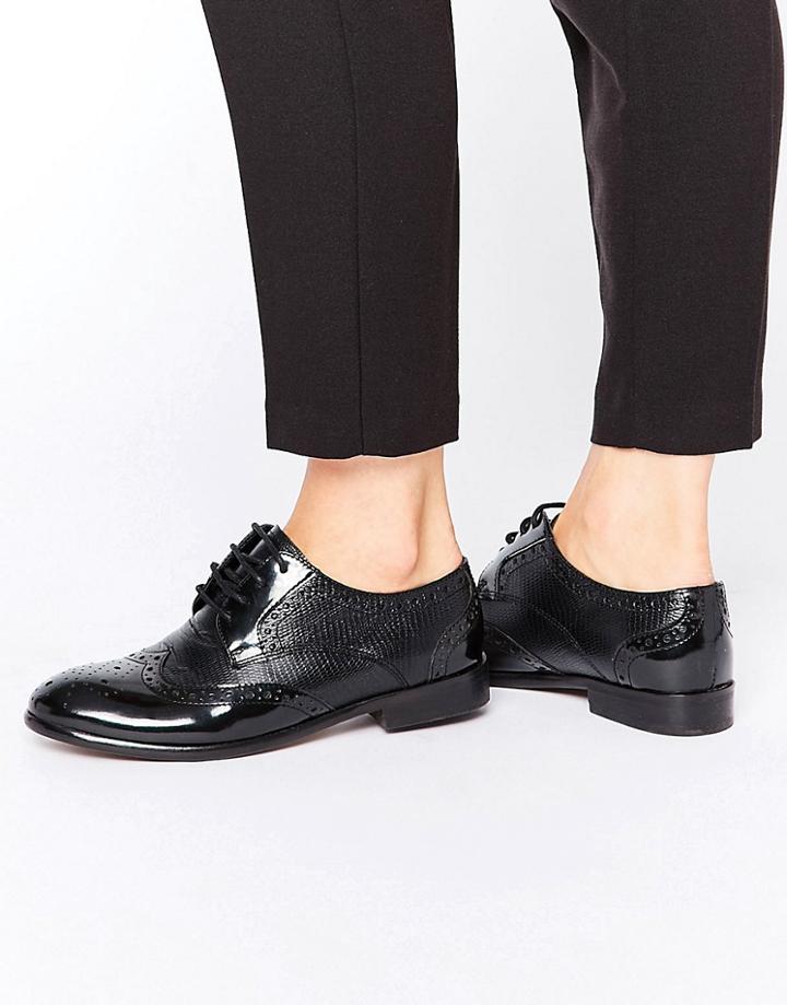 H By Hudson Paddy Brogues - Black