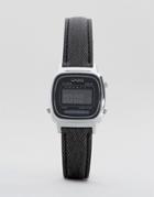 Casio Black Leather Strap Watch La670wel-1bef - Black