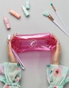 In Unicorns We Trust Unicorn Makeup Bag - Clear