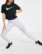 Nike Training Aeroadpt Leggings In Lilac-purple