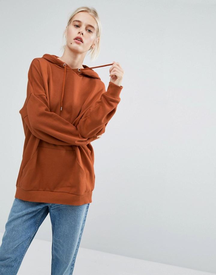 Monki Hoodie - Red