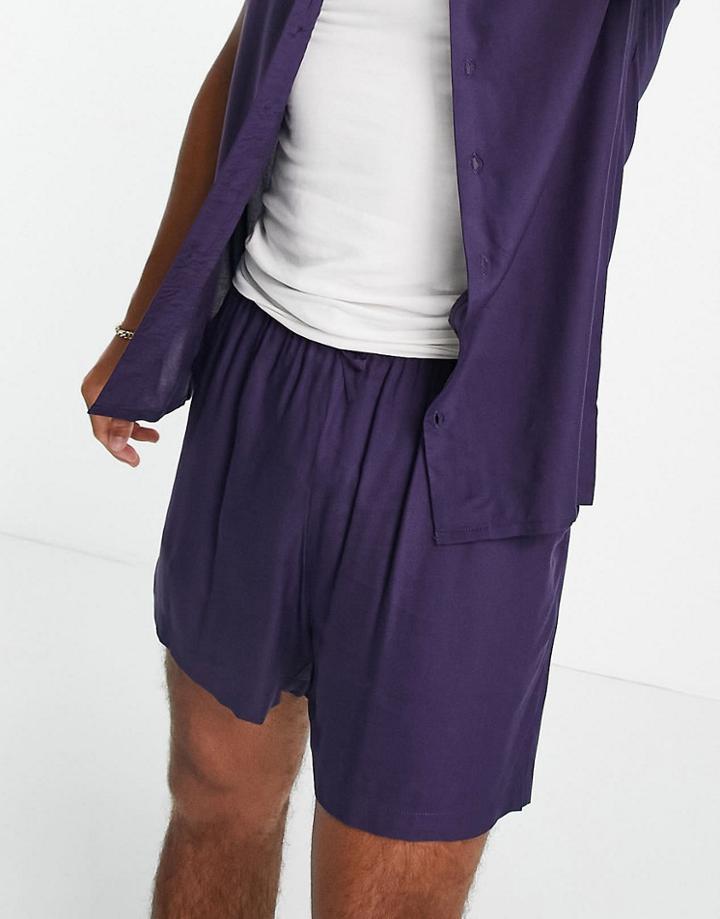 New Look Coordinating Pull On Shorts In Navy
