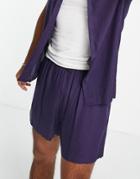 New Look Coordinating Pull On Shorts In Navy