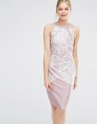 Closet Lace Print Bodycon Dress