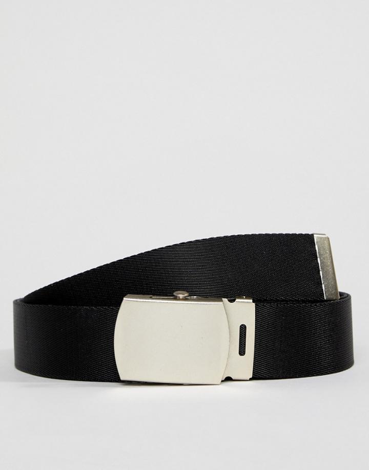 Weekday Tony Belt In Black - Black