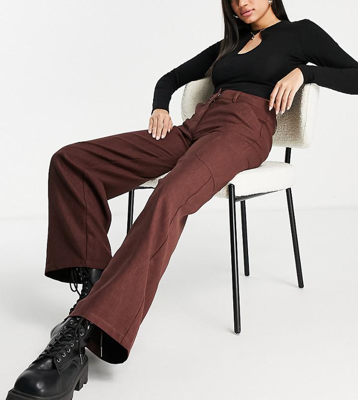 Asyou Dad Cargo Pants In Brown