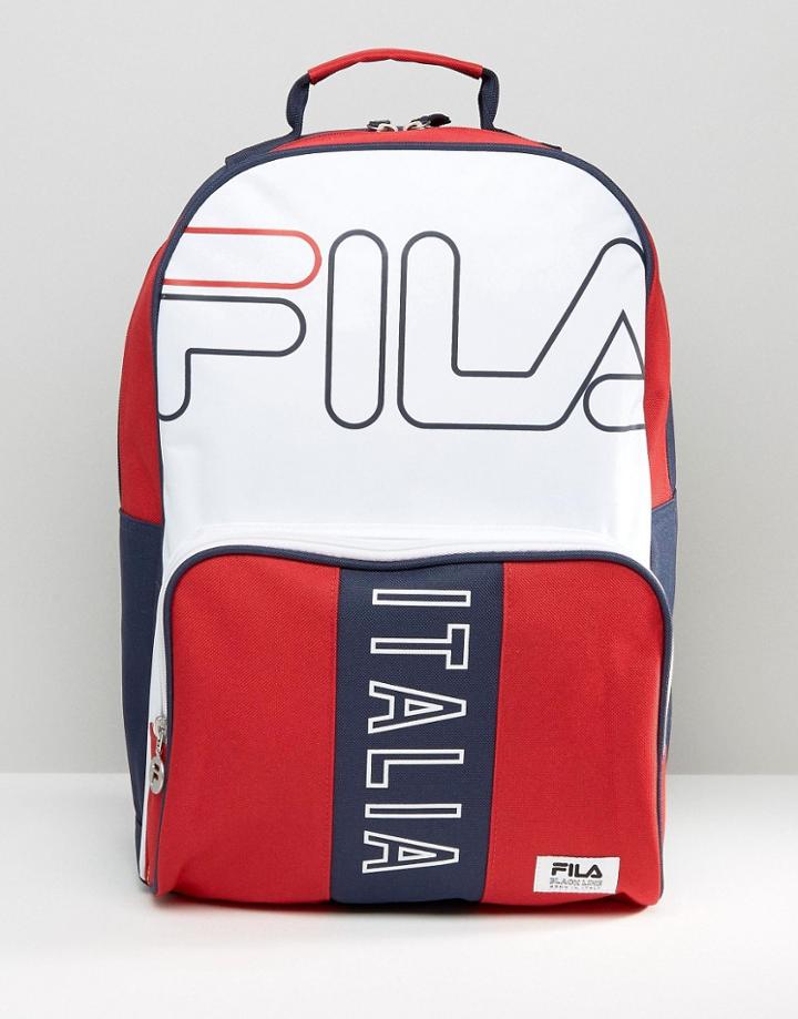Fila Color Block Backpack - Navy