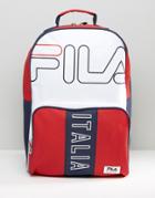 Fila Color Block Backpack - Navy