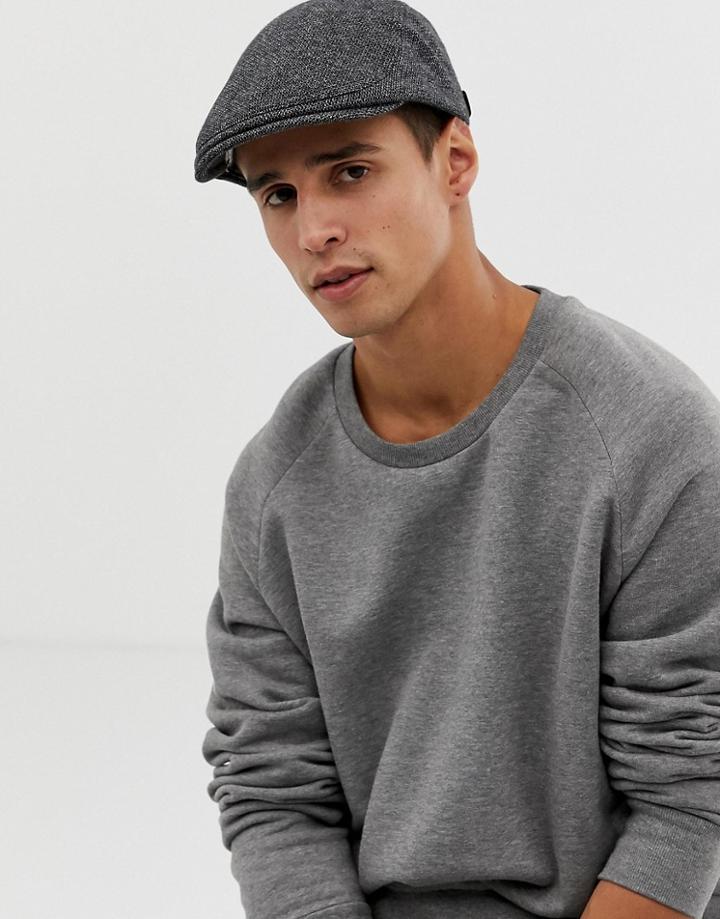 Ted Baker Crumbal Flat Cap In Gray - Gray