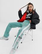 Adidas Originals Adicolor Popper Pants In Vapour Steel - Gray