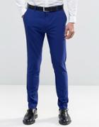 Selected Homme Slim Suit Pants - Blue