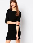 Vero Moda 3/4 Shift Dress - Black