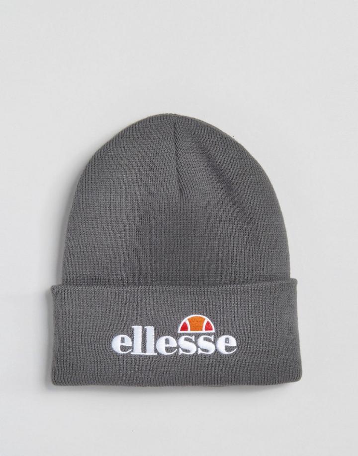 Ellesse Beanie Script Logo - Gray