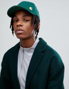 Carhartt Wip Flex Fit Match Cap In Green - Navy