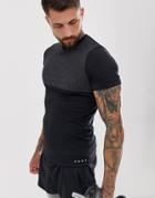 Asos 4505 Muscle T-shirt With Seamless Knit And Quick Dry-gray