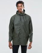 Rains Waterproof Short Jacket - Green