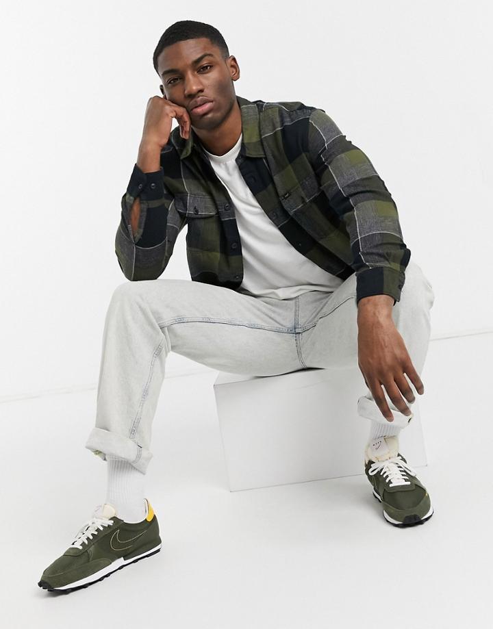 Lee Work Shirt In Olive Green