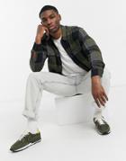 Lee Work Shirt In Olive Green