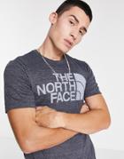 The North Face Half Dome Triblend T-shirt In Navy