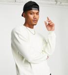 Vai21 Ribbed Sweatshirt In Neutral