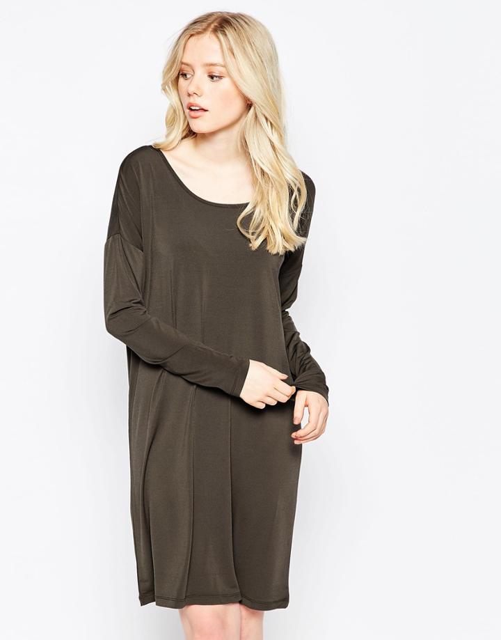 Vila Tunic Dress - Black Olive