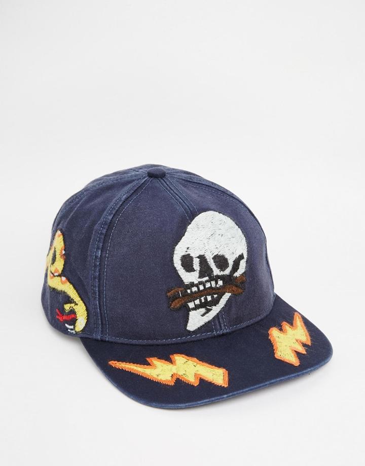 Diesel Ceschio Snapback Cap - Navy