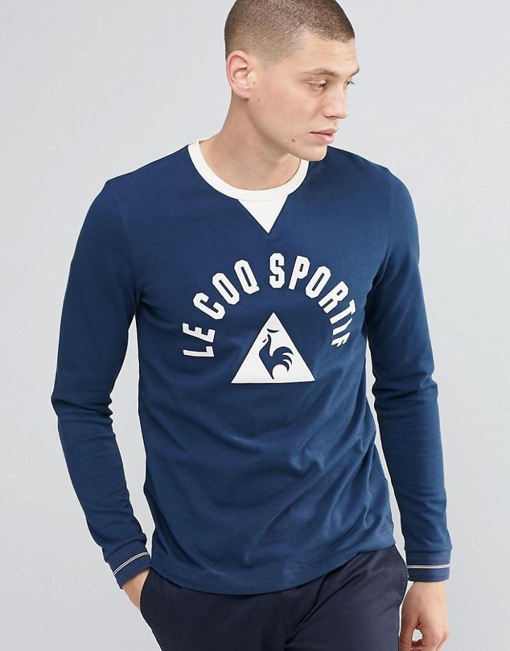 Le Coq Sportif Maillot Long Sleeve Top - Blue