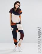 Vero Moda Petite Color Block Jogger - Multi