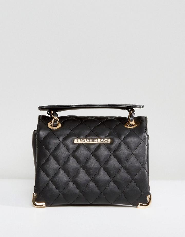 Silvian Heach Quilted Shoulder Bag - Black