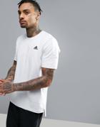 Adidas Training Check T-shirt - White