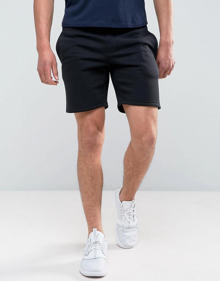 Defend London Shorts In Black With Logo - Black