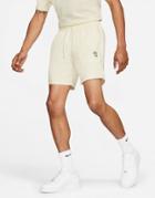 Nike Logo Twist Pack Lbr Embroidered Logo Shorts In Cream-white