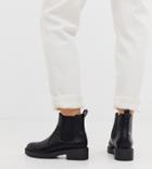 New Look Wide Fit Chunky Flat Chelsea Boots In Black