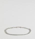 Designb Curb Chain Bracelet In Sterling Silver Exclusive To Asos