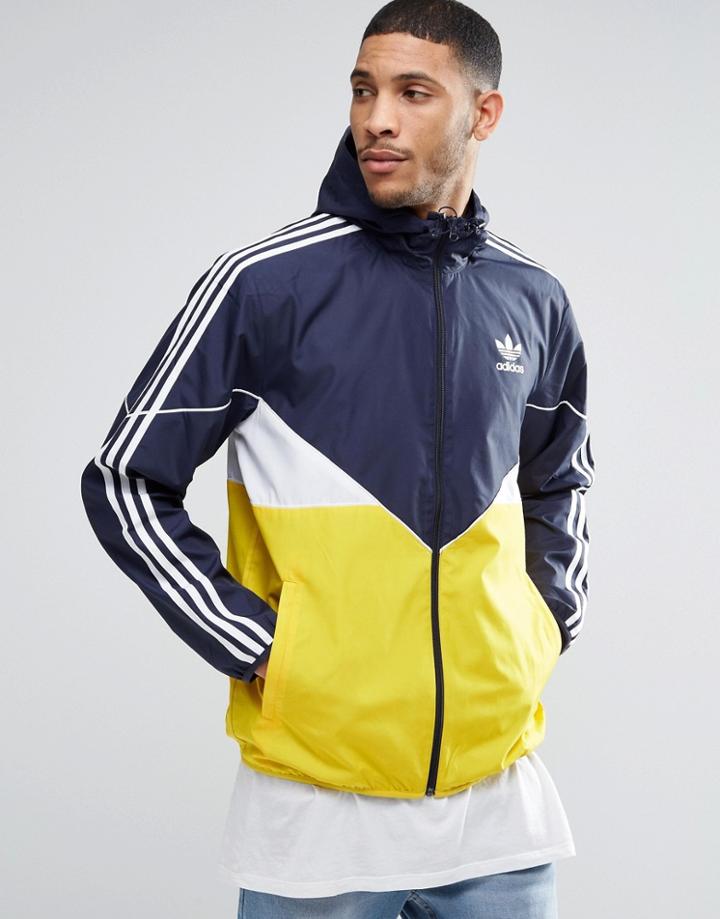 Adidas Originals Crdo Windbreaker Jacket Ay7730 - Blue