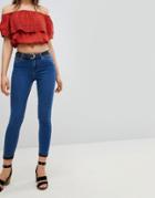 New Look India Supersoft Skinny Jeans - Blue