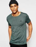 Asos T-shirt With Embroidery And Crew Neck - Green Gables