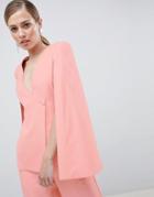 Lavish Alice Asymmetric Blazer - Pink