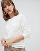 Vero Moda Textured Sweater - White